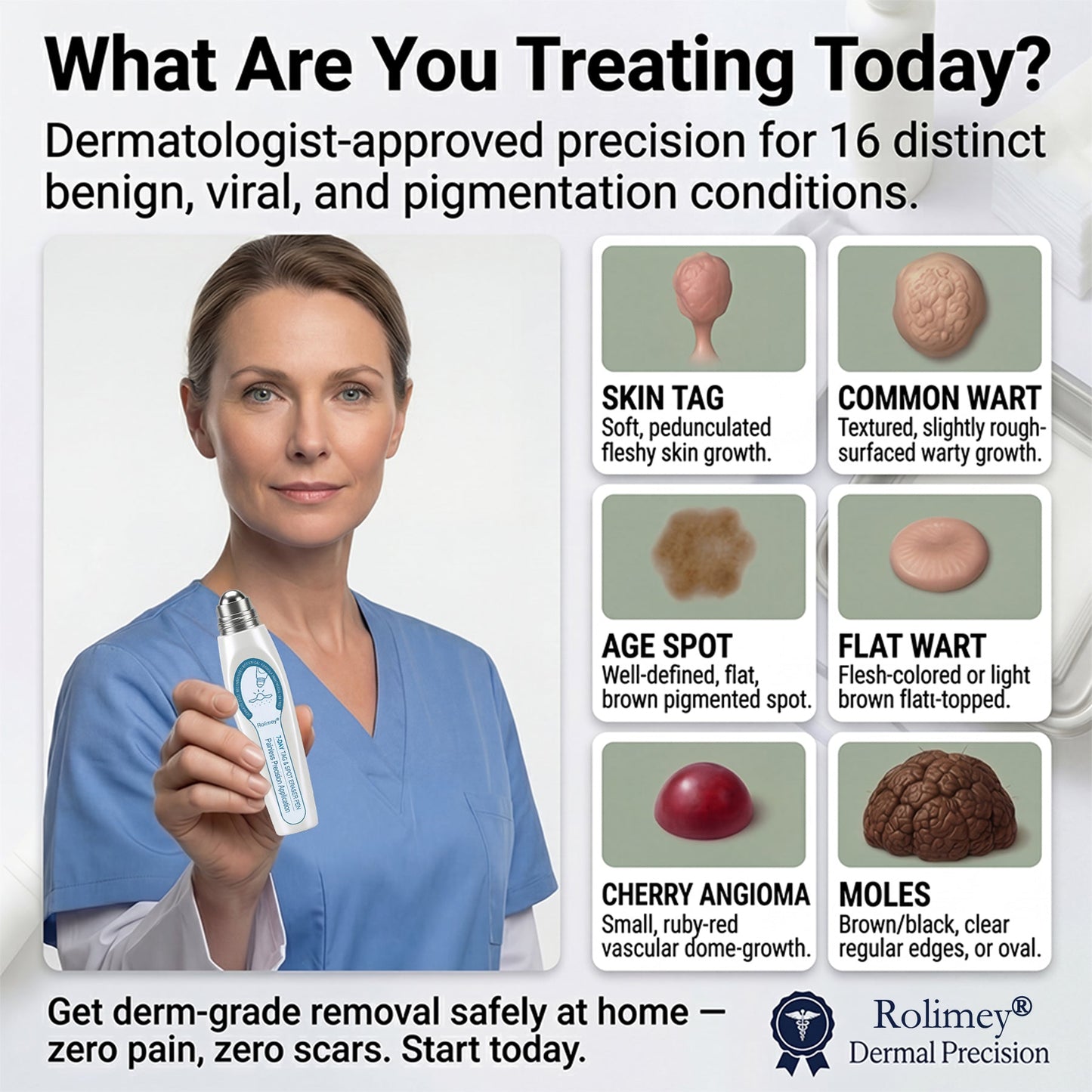✨🇨🇦 Official Canada Store | Rolimey® 7-Day Skin Tag & Blemish Roll-On – Painless & Scar-Free